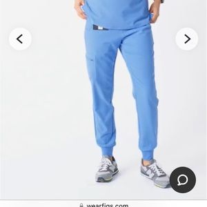 Zamora Jogger Figs Scrub Bottoms - Ceil Blue